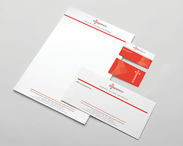 Print Design Stationery mockup